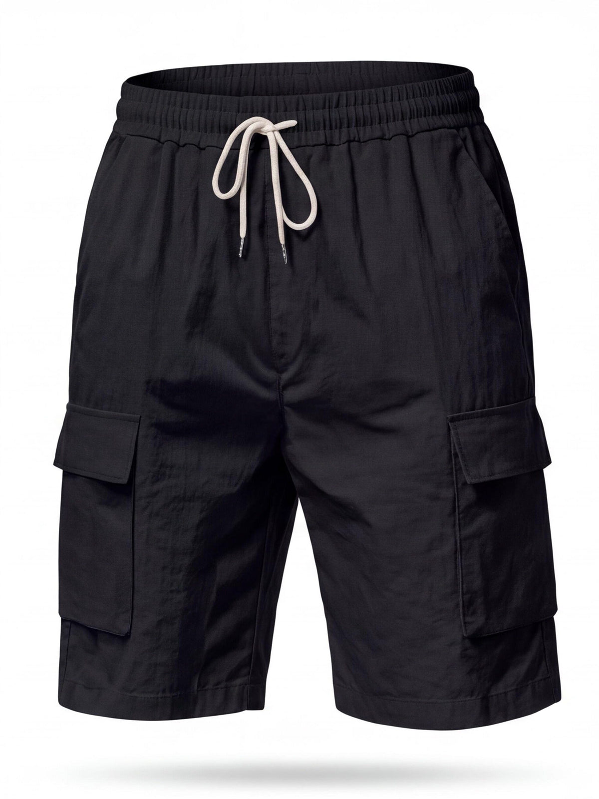 Breathable Summer Cargo Work Shorts with Drawstring Waist