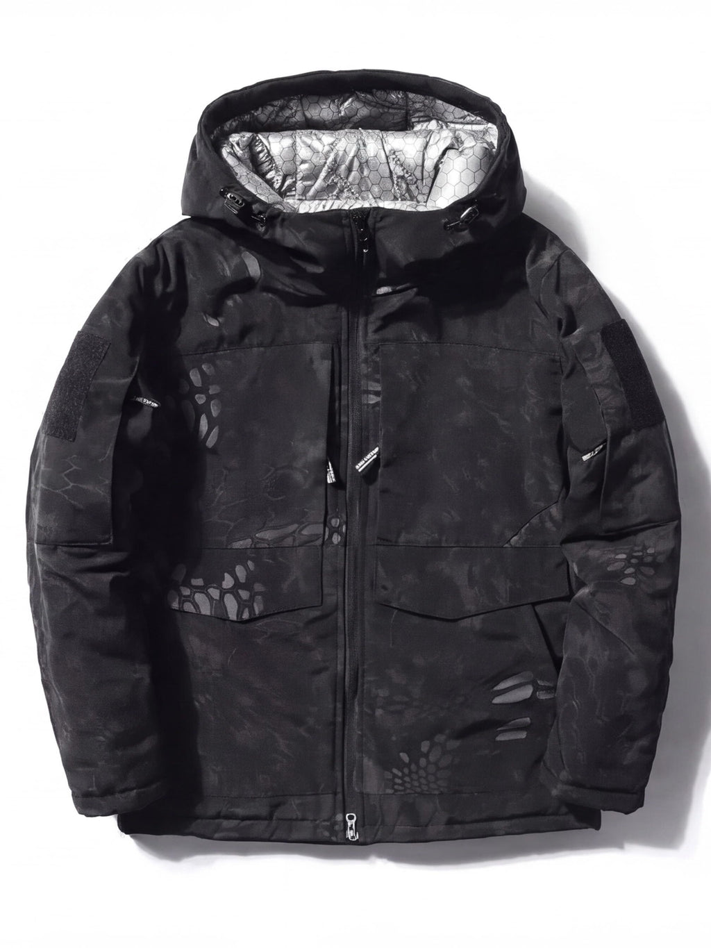 Thickened Windproof Winter Work Parka with Hood