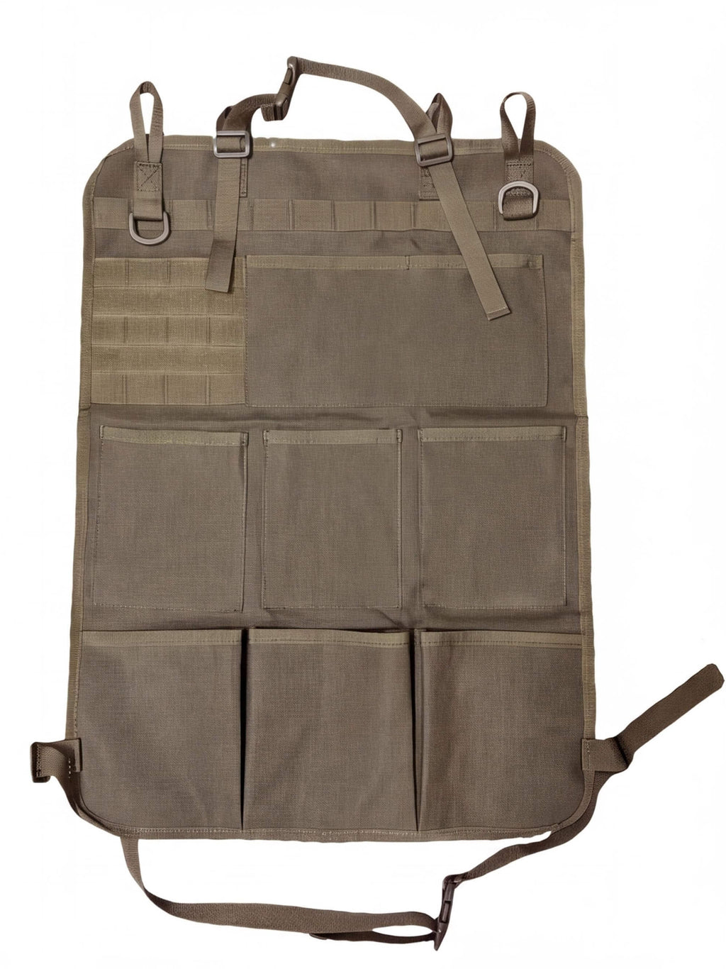 Work Truck Seat-Back Organizer with Attachment Webbing