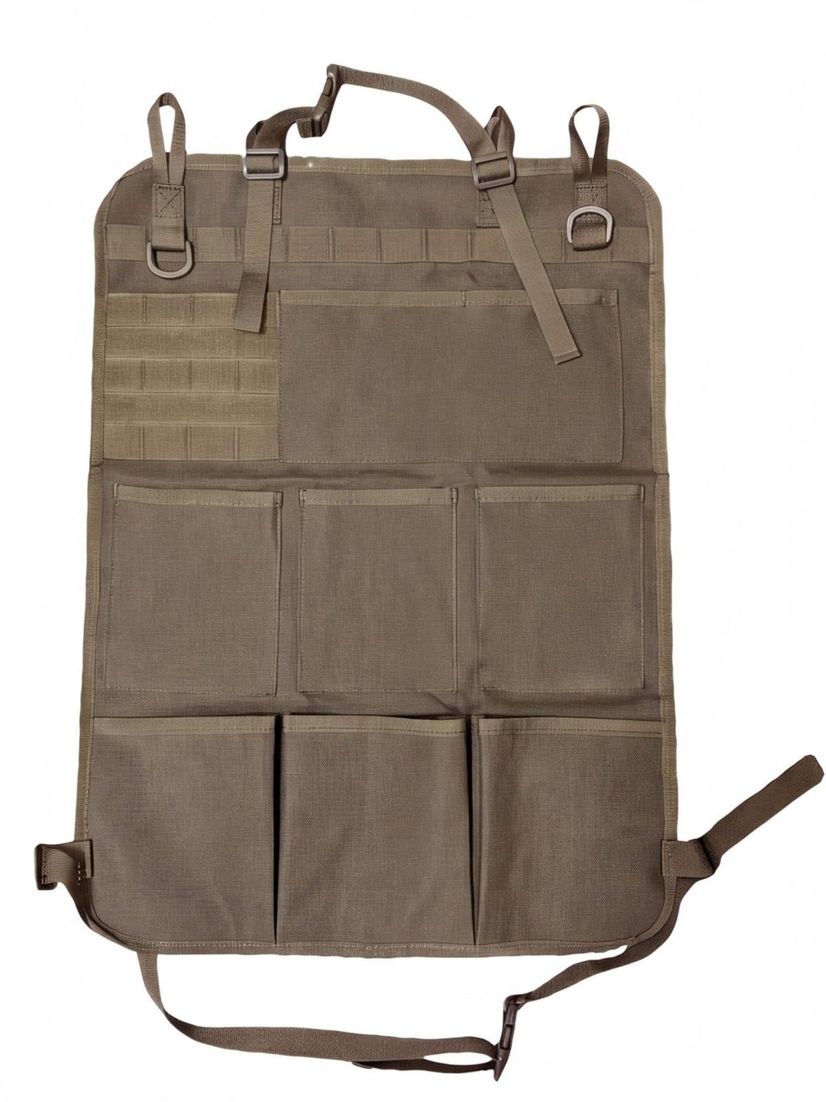Work Truck Seat-Back Organizer with Attachment Webbing
