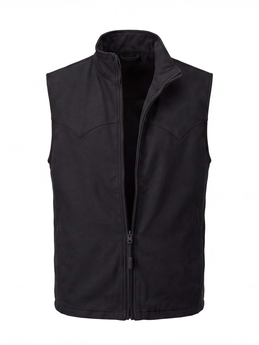 Sleeveless Zip Work Vest with Pockets