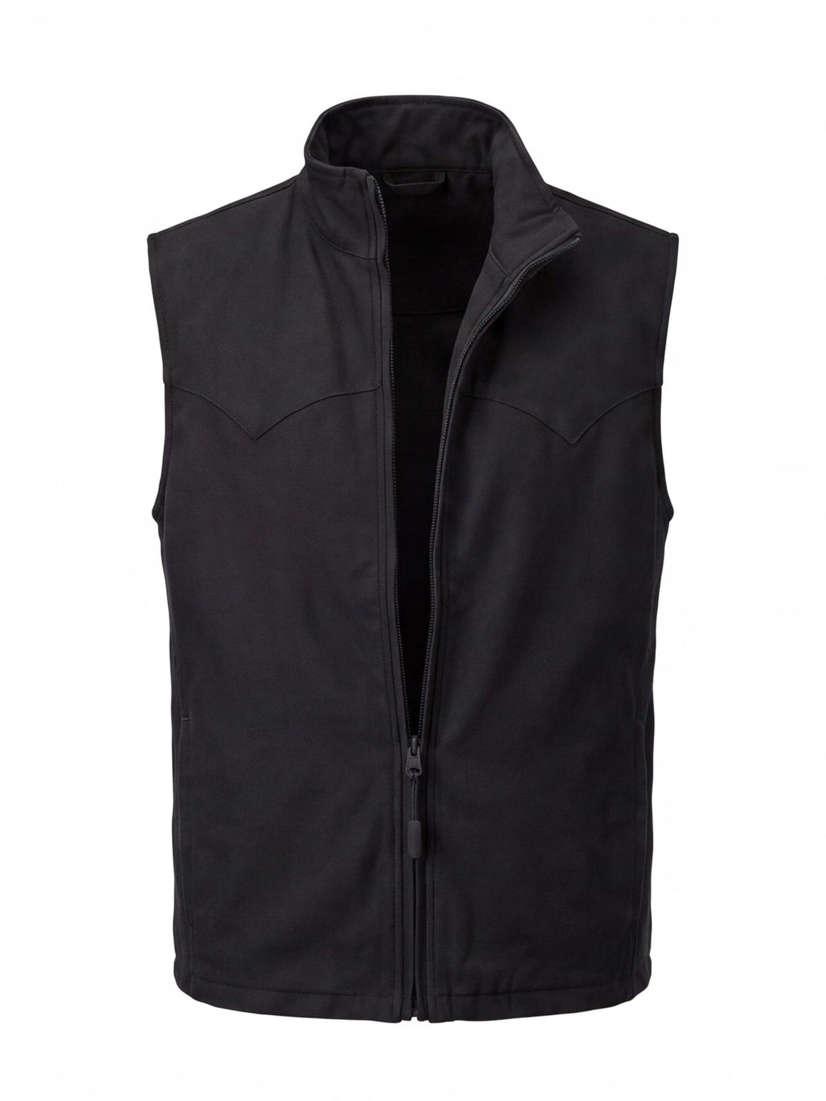 Sleeveless Zip Work Vest with Pockets