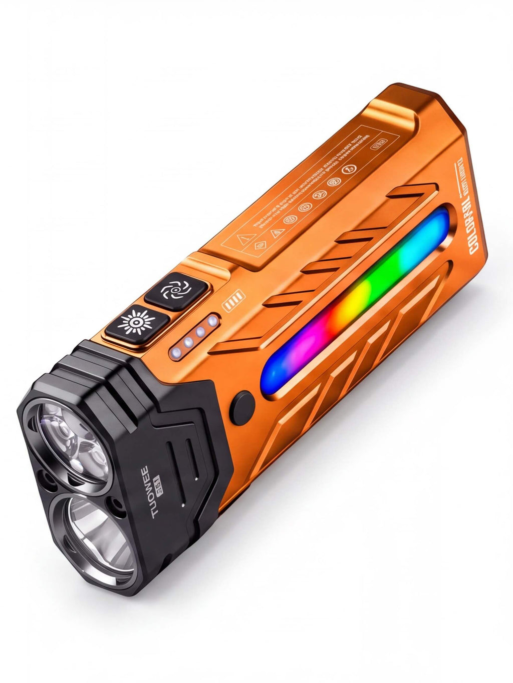 Rechargeable Magnetic Triple-Light Work Flashlight
