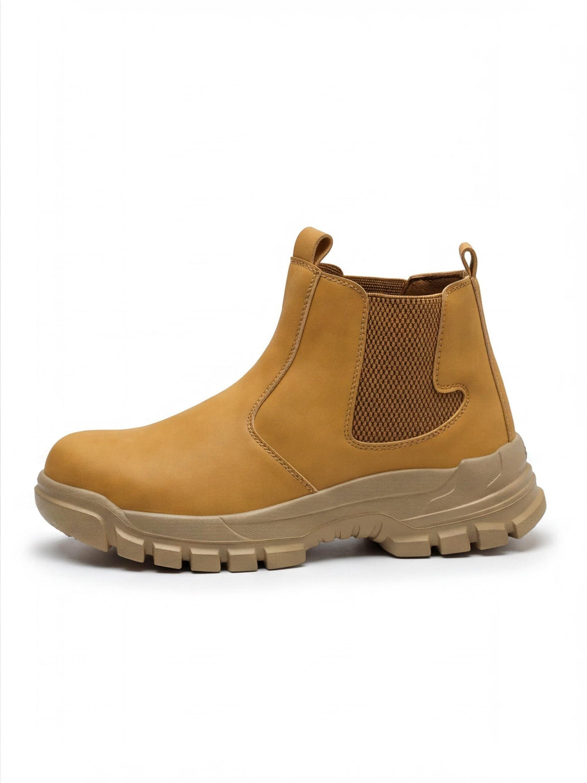 Rotating-Dial Steel Toe Puncture-Resistant Work Shoes