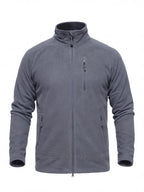 Lightweight Grid Fleece Work Jacket for Cold Weather
