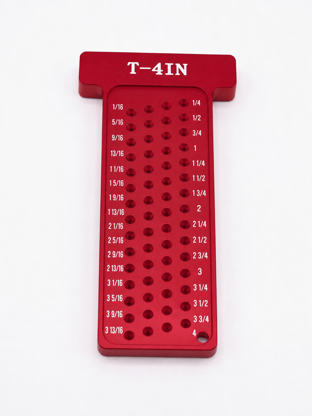 Aluminum T-Square Scribing Ruler with Indexed Marking Holes