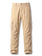 Unisex Large-Pocket Loose-Fit Cargo Work Pants