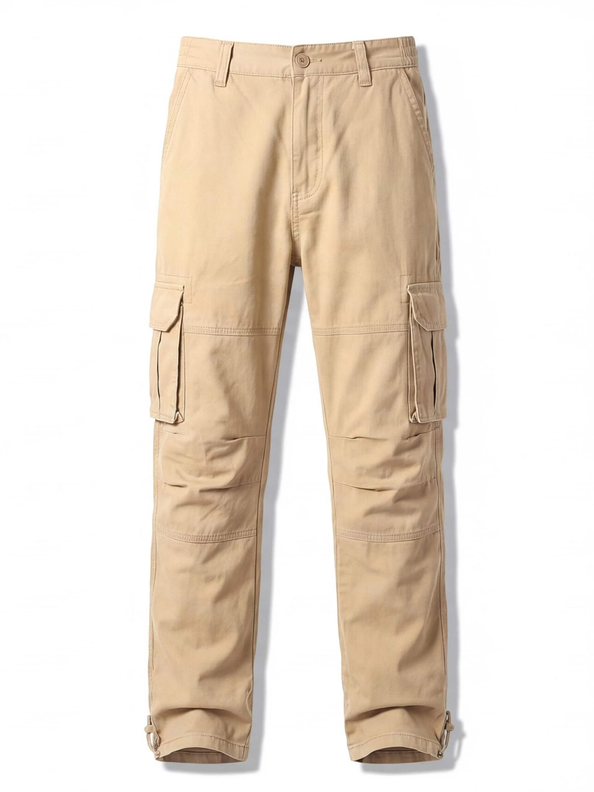 Unisex Large-Pocket Loose-Fit Cargo Work Pants