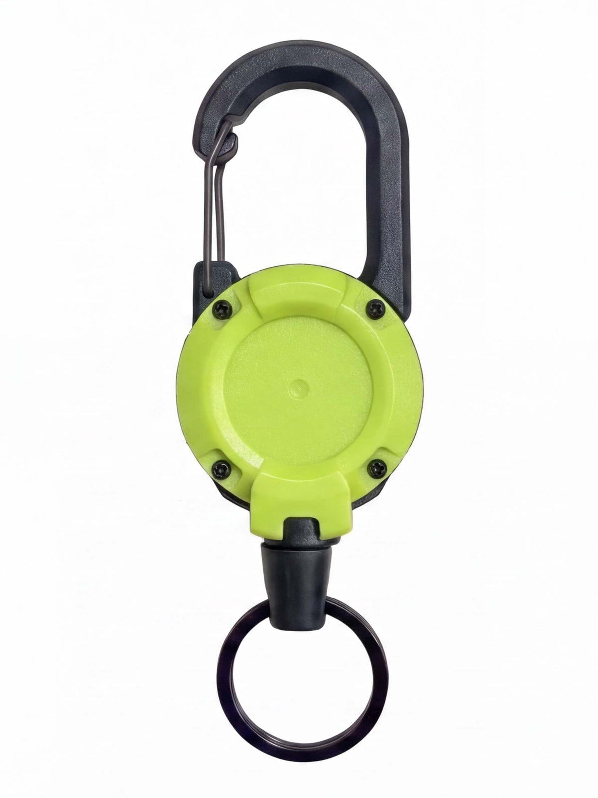 Retractable Work Key Reel with Steel Cable & Carabiner