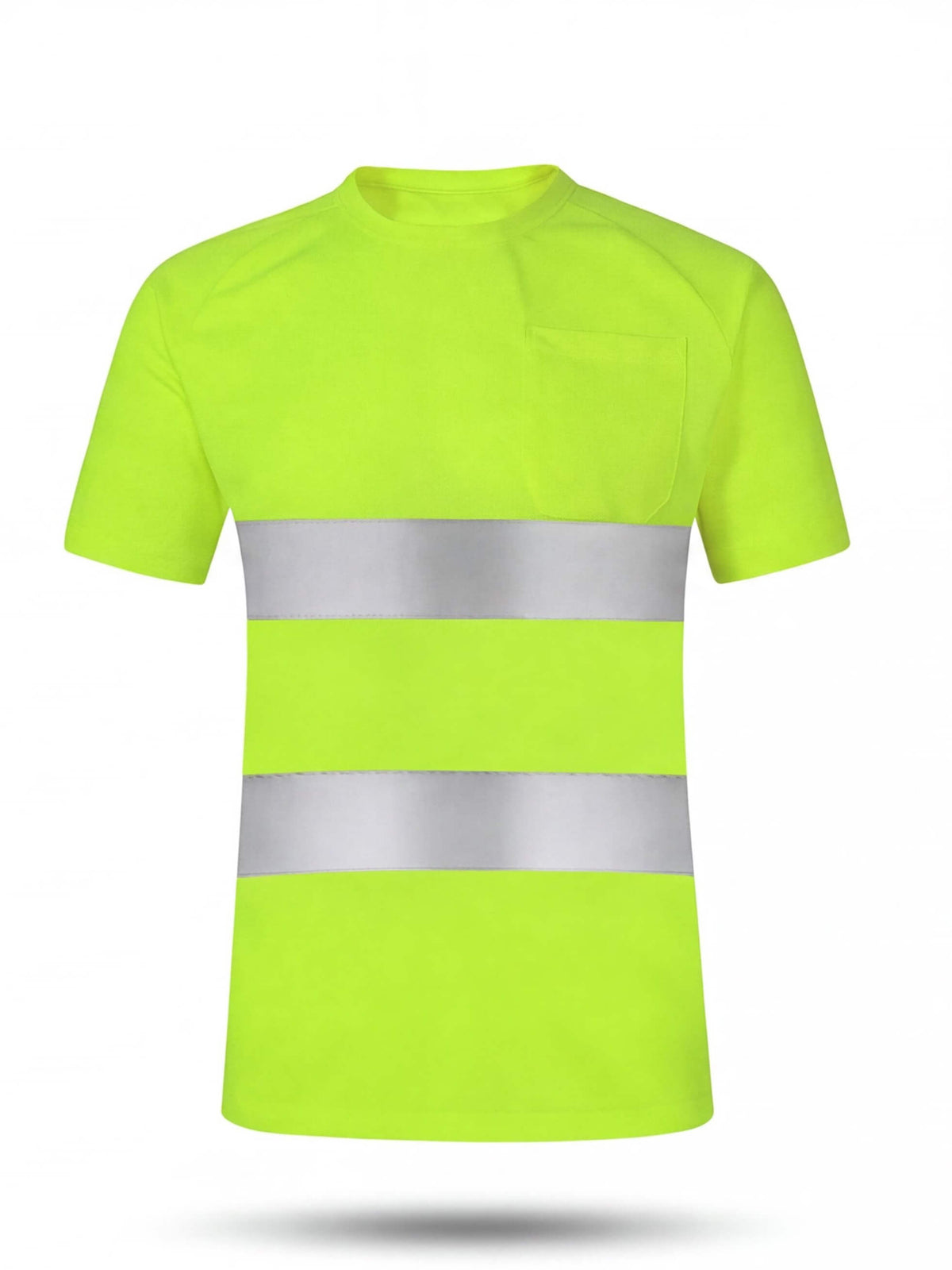 Hi-Vis Reflective Quick-Dry Short-Sleeve Work Polo