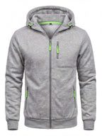 Slim-Fit Full-Zip Work Hoodie with Zip Pockets