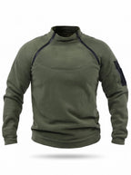 Warm Windproof Fleece Quarter-Zip Work Pullover
