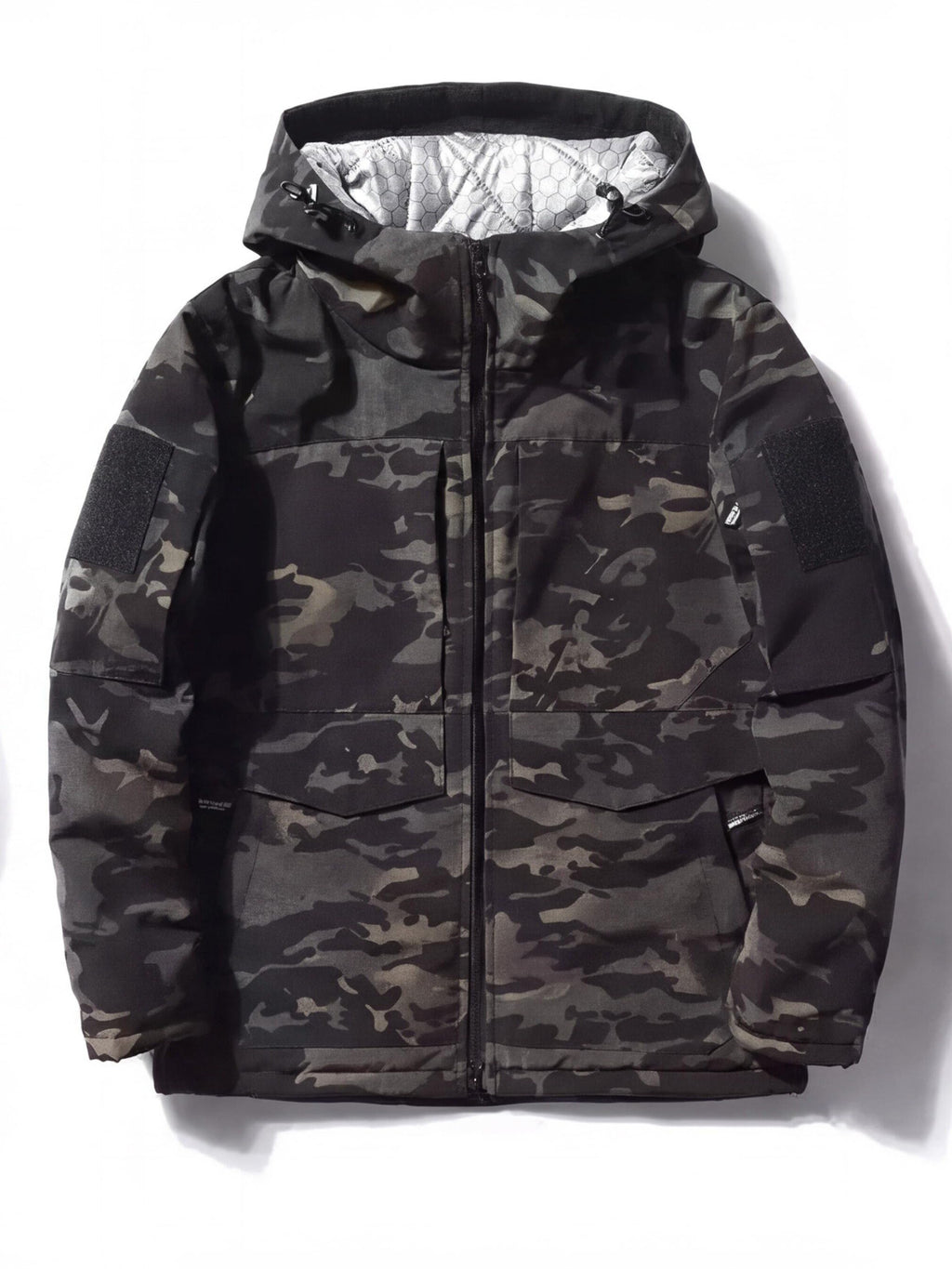 Thickened Windproof Winter Work Parka with Hood
