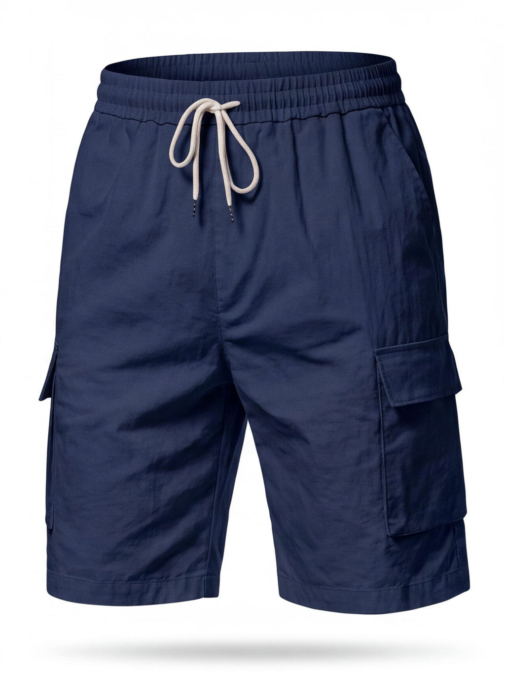 Breathable Summer Cargo Work Shorts with Drawstring Waist