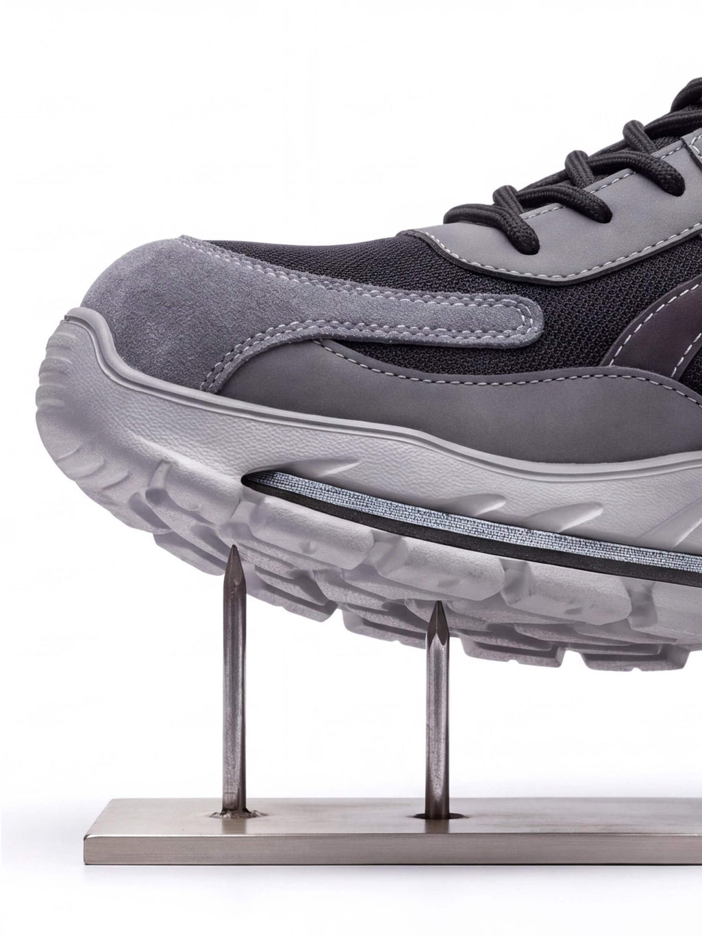 Lightweight Steel-Toe Anti-Puncture Work Sneaker