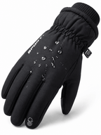 Plush-Lined Windproof Touchscreen Winter Work Gloves